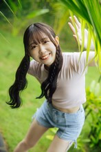 「KAWAII WORLD」楽天ブックス付属 特典生写真（松田美里）（撮影：横山マサト）