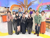 スタジオを訪れたPerfume。