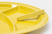 U-zhaan監修「仕切りが取れるカレー皿」新色yellow
