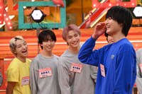 前回のOAより、コインキャッチにチャレンジする飯島颯（SUPER★DRAGON）。