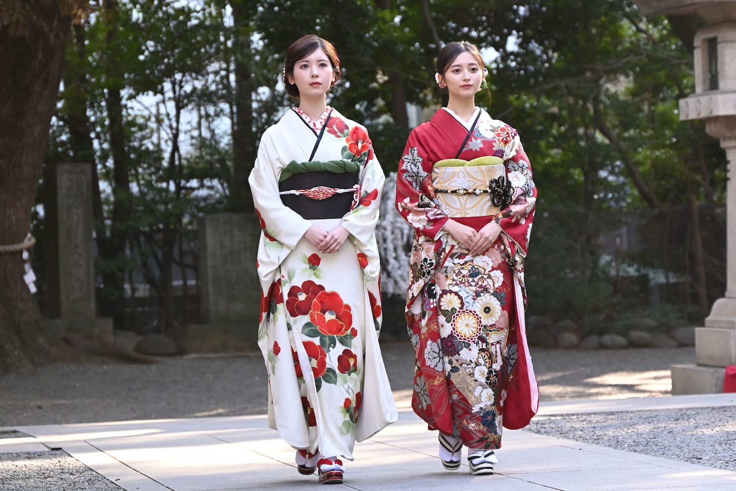 筒井あやめと井上和。