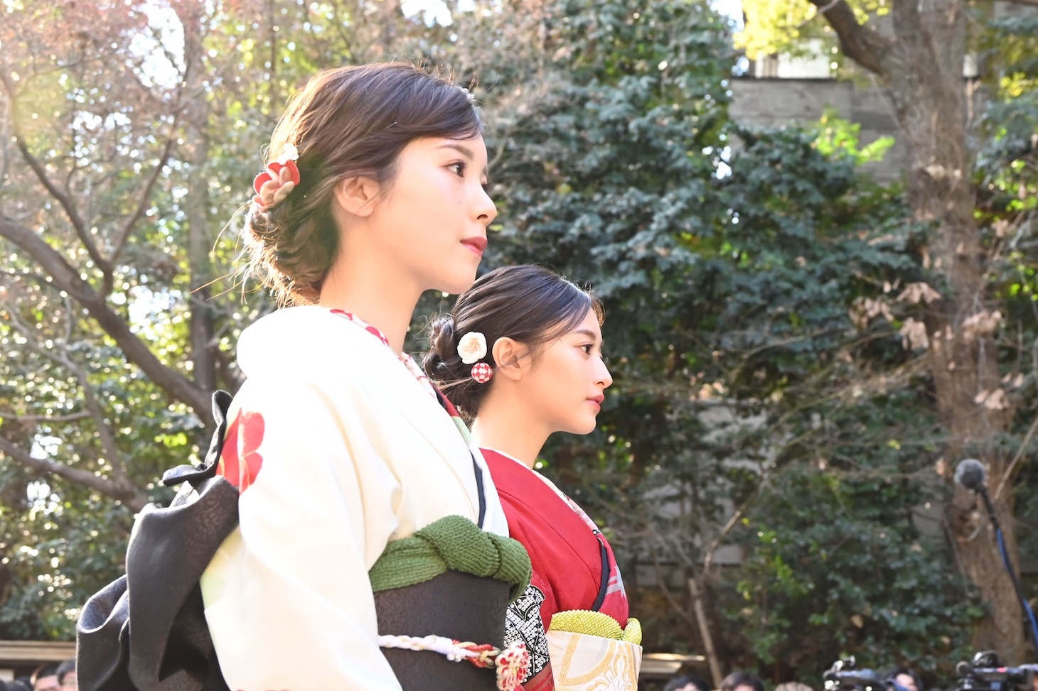 筒井あやめと井上和。