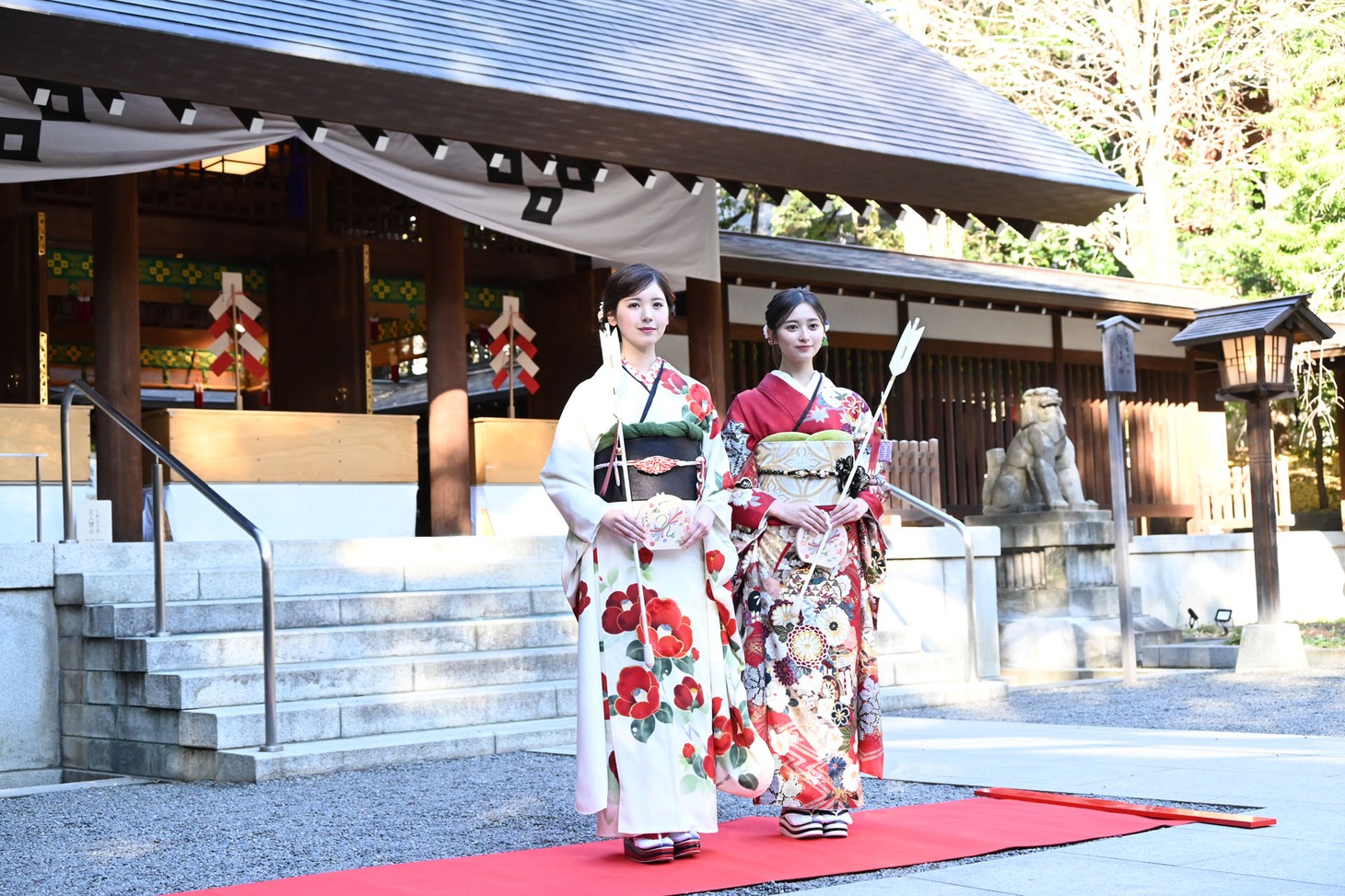 筒井あやめと井上和。