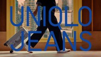 ユニクロ新テレビCM「LifeとWear / ジーンズホテル / MEN」より。
