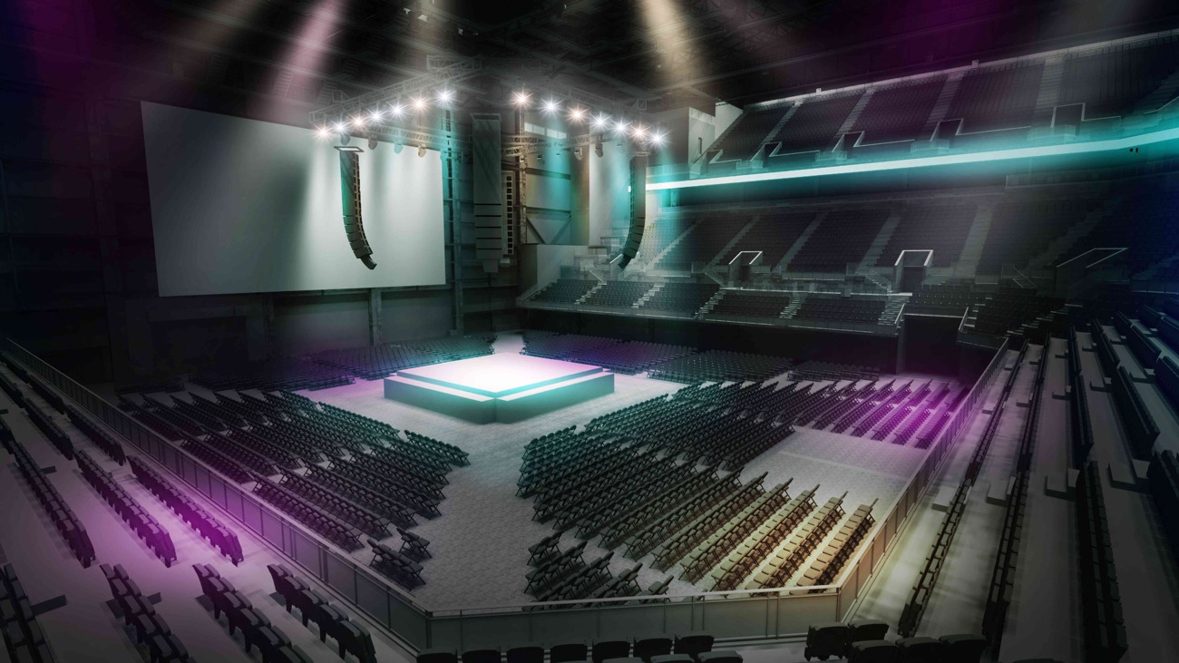 GLION ARENA KOBEのコンサートレイアウトイメージ。