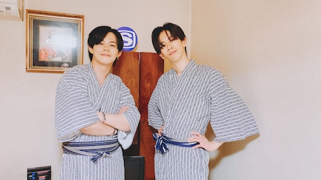 小笠原海と船津稜雅。