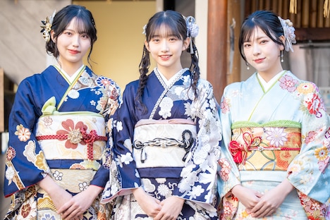 左から山口結杏、早崎すずき、宮腰友里亜。