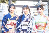 左から山口結杏、早崎すずき、宮腰友里亜。