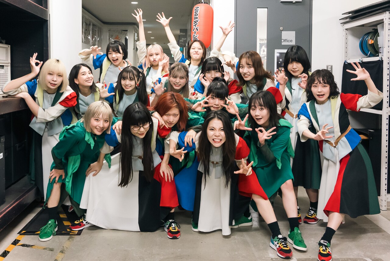 2022年のBiSとGANG PARADE。