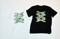 YOSHIROTTENデザインのオリジナルTシャツ。