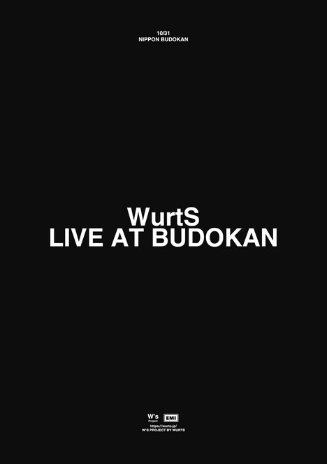 WurtS「WurtS LIVE AT BUDOKAN」通常盤ジャケット