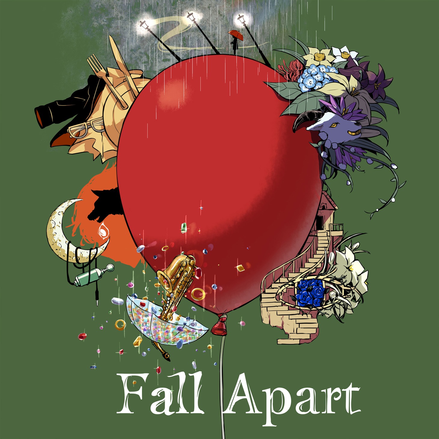 「Fall Apart」通常盤ジャケット