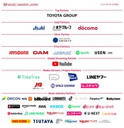 「MUSIC AWARDS JAPAN」パートナー一覧