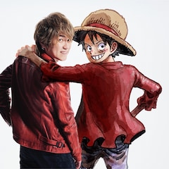 きただにひろしがルフィと肩を組む、「ONE PIECE」主題歌だけのカバーアルバム発売