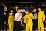 VOLA & THE ORIENTAL MACHINEとPOLYSICS。(撮影:朝岡英輔)