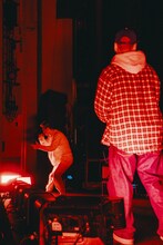 鎮座DOPENESSとCampanella。（Photo by Daiki Miura）