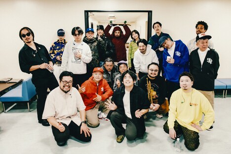 STUTS「“90 Degrees” FIRST HALL TOUR」NHKホール公演の出演者。（Photo by Daiki Miura）