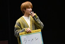 ラーメン愛を語る草川拓弥（超特急）。