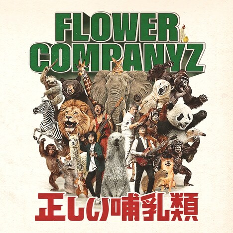 フラワーカンパニーズ「正しい哺乳類」ジャケット