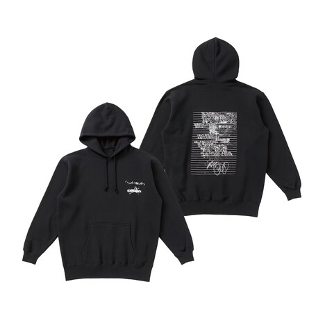 ALMOSTBLACK × KREVA パーカー BLACK(税込み12000円)