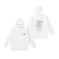ALMOSTBLACK × KREVA パーカー WHITE（税込み12000円）