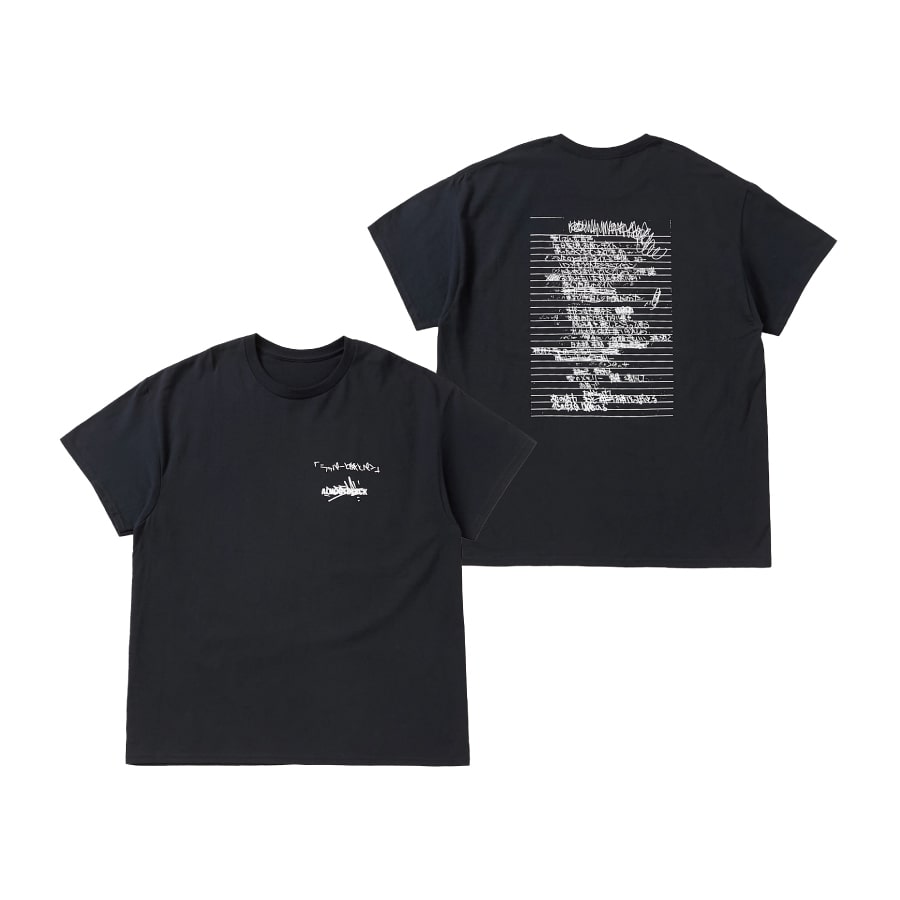 ALMOSTBLACK × KREVA Tシャツ BLACK（税込み7500円） - KREVA展覧会 