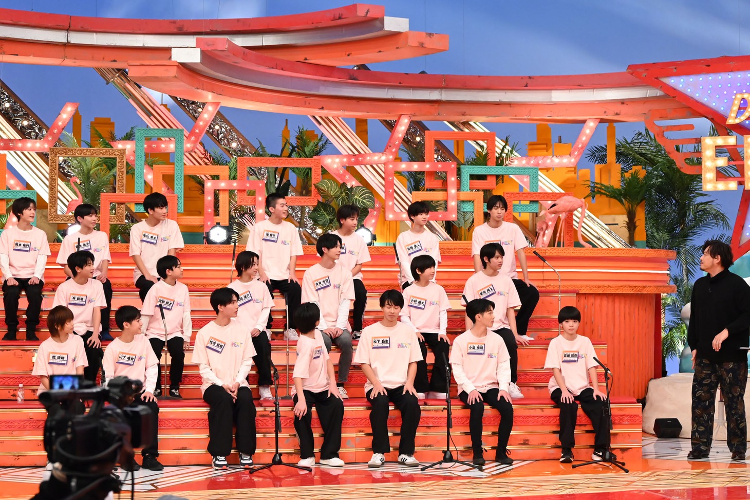 「DOKI! DOKI! NEW STAR AUDITION」に参加するEBiDAN NEXTメンバー。