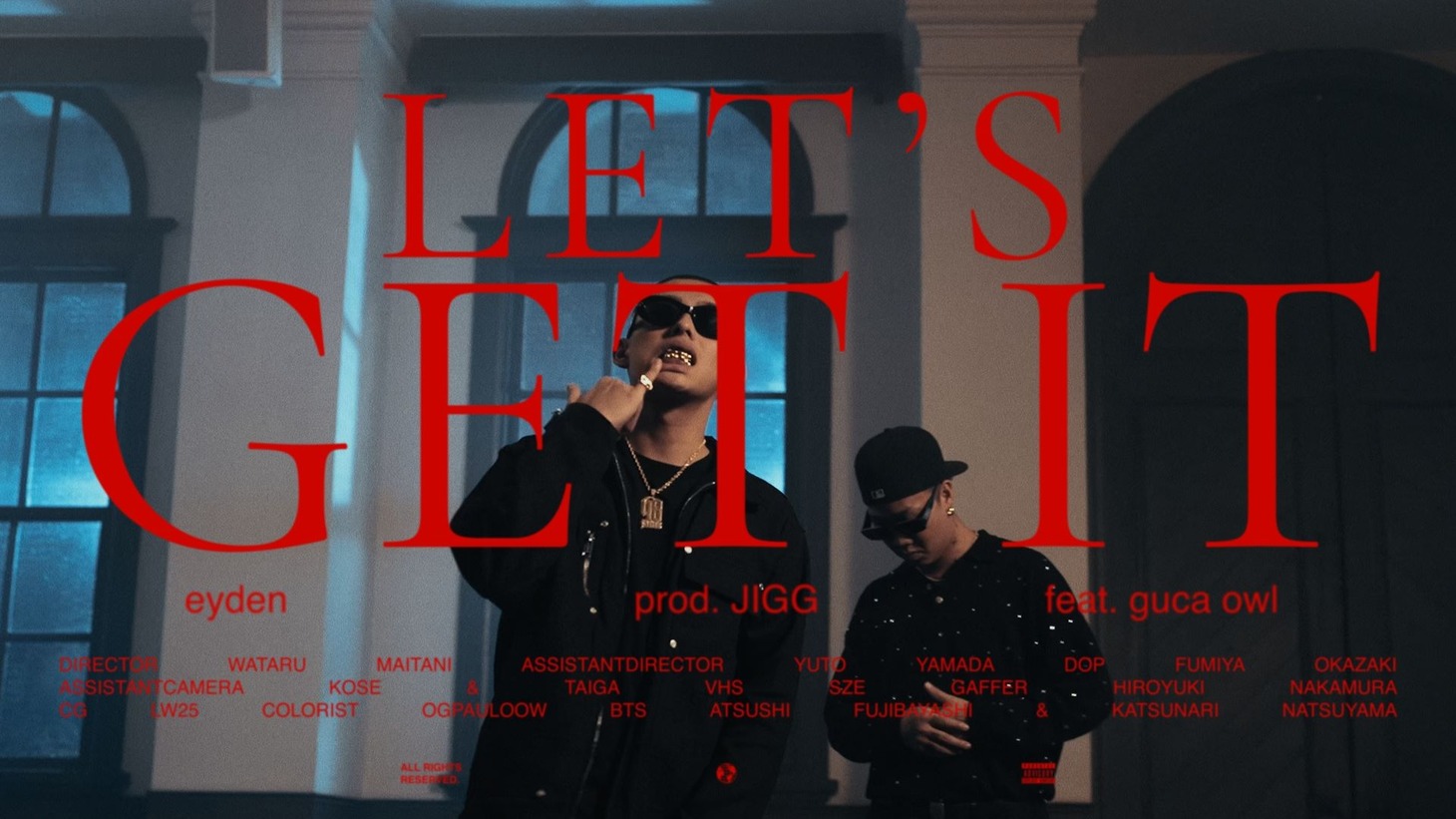eyden「Let's Get It feat. guca owl」ミュージックビデオより。