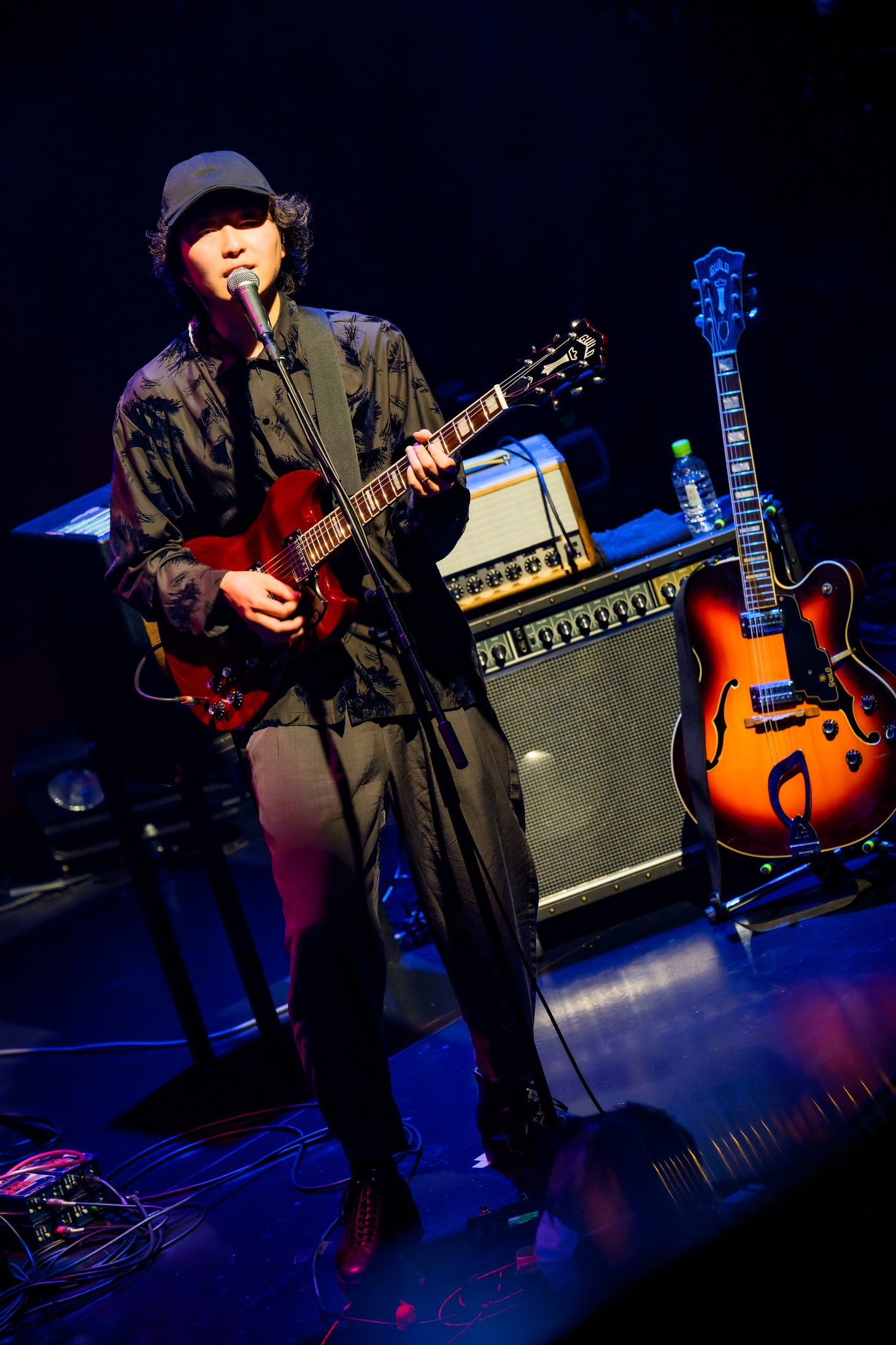 原田茂幸（G, Vo）（Photo by Masanori Naruse）