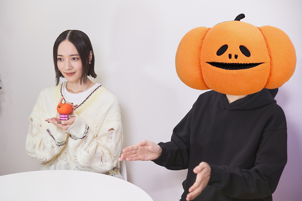 のっちさんと蘭たんさん。