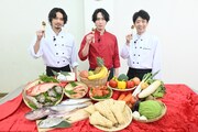 左から磯村勇斗、宮舘涼太、後藤輝基。