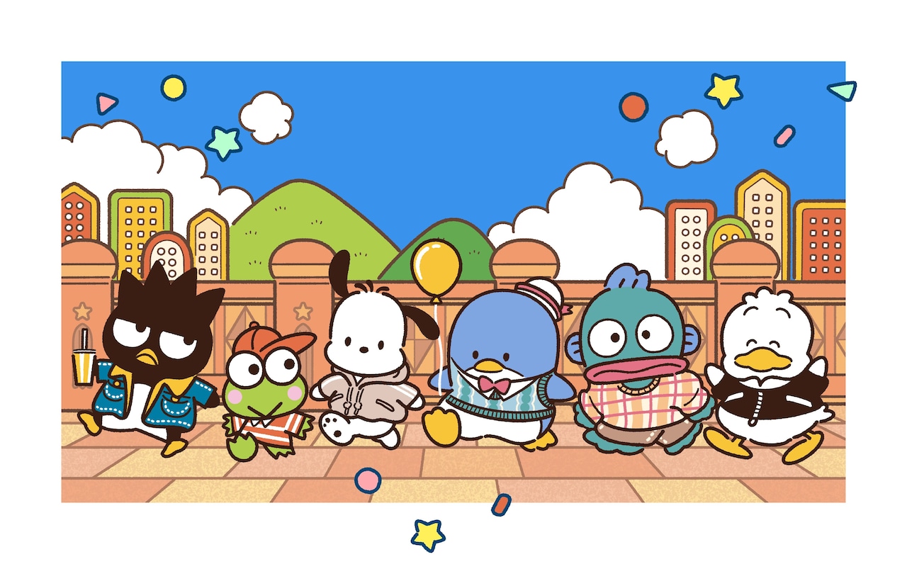 サンリオ 6人組】忍たま乱太郎×サンリオキャラクターズ - 六年生集合