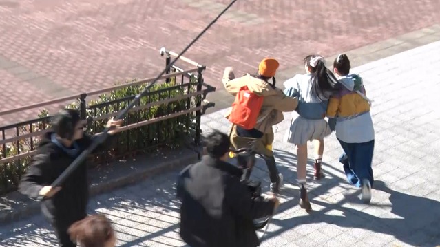 「Google Pixel 9 |au WEBCM ニッポンもしも写真部」メイキングより。