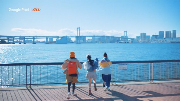 「Google Pixel 9 |au WEBCM ニッポンもしも写真部」東京編より。