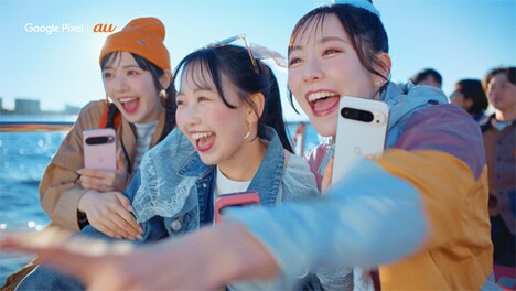 「Google Pixel 9 |au WEBCM ニッポンもしも写真部」東京編より。