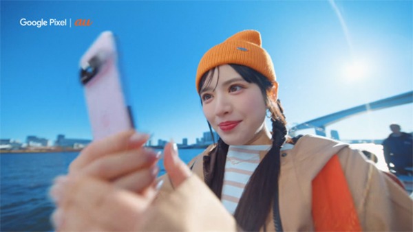「Google Pixel 9 |au WEBCM ニッポンもしも写真部」東京編より。
