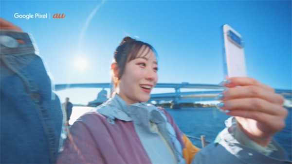 「Google Pixel 9 |au WEBCM ニッポンもしも写真部」東京編より。