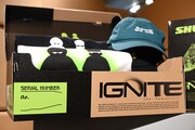 「IGNITE the Podcasters」展示の様子。