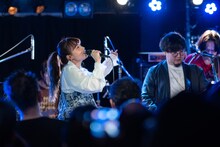 Monariとしてひさびさにステージに立った脇田もなり。