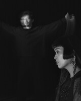 左から小池健輔、小春（チャラン・ポ・ランタン）。（Photo by Yusuke Abe）