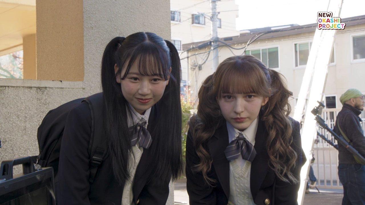 テレビCMのメイキング。
