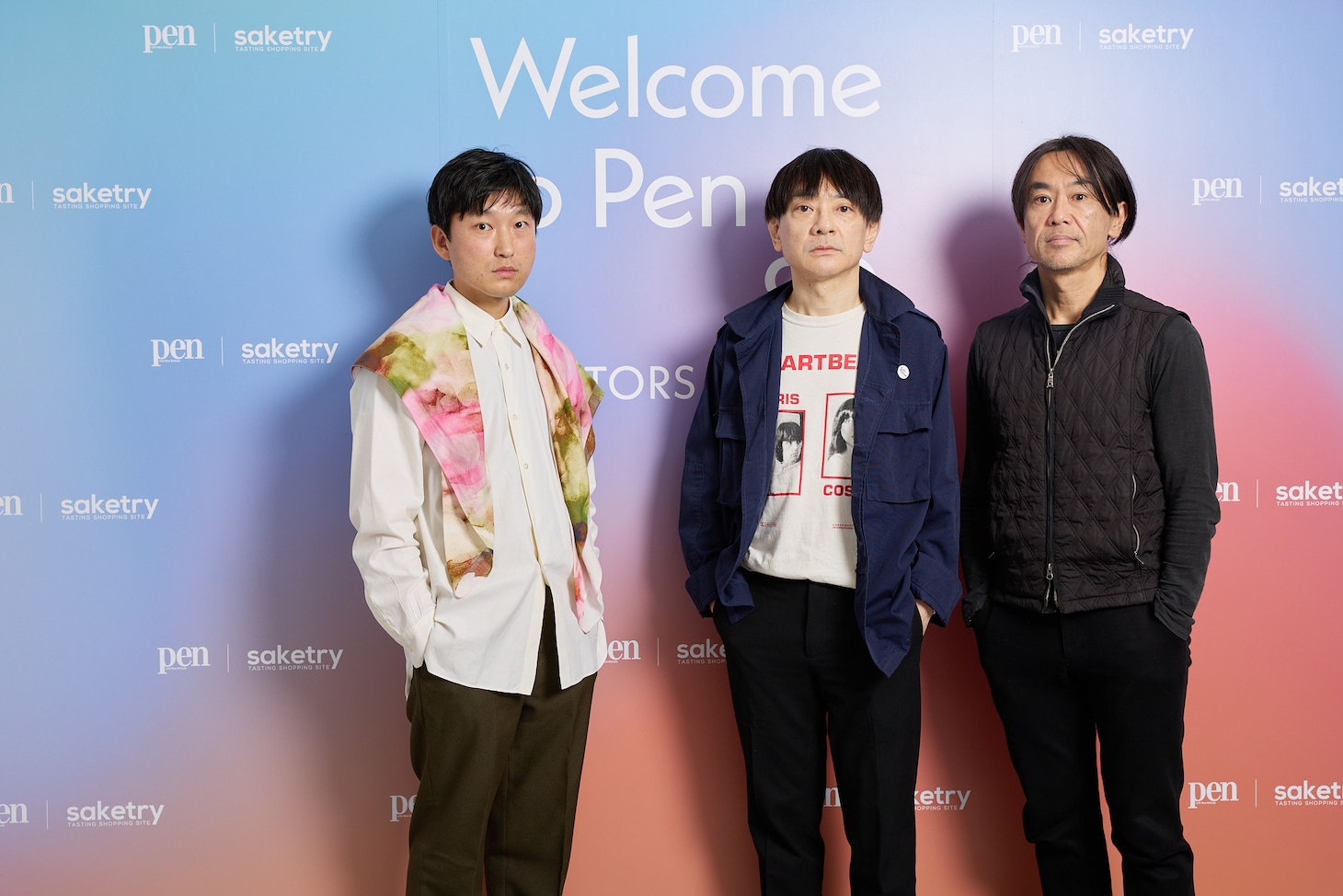 左から蓮沼執太、小山田圭吾、ゴンドウトモヒコ。©河内彩
