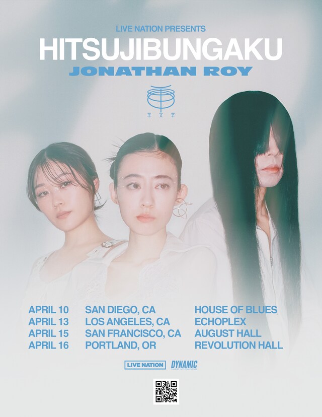 「Hitsujibungaku US West Coast Tour 2025」告知ビジュアル