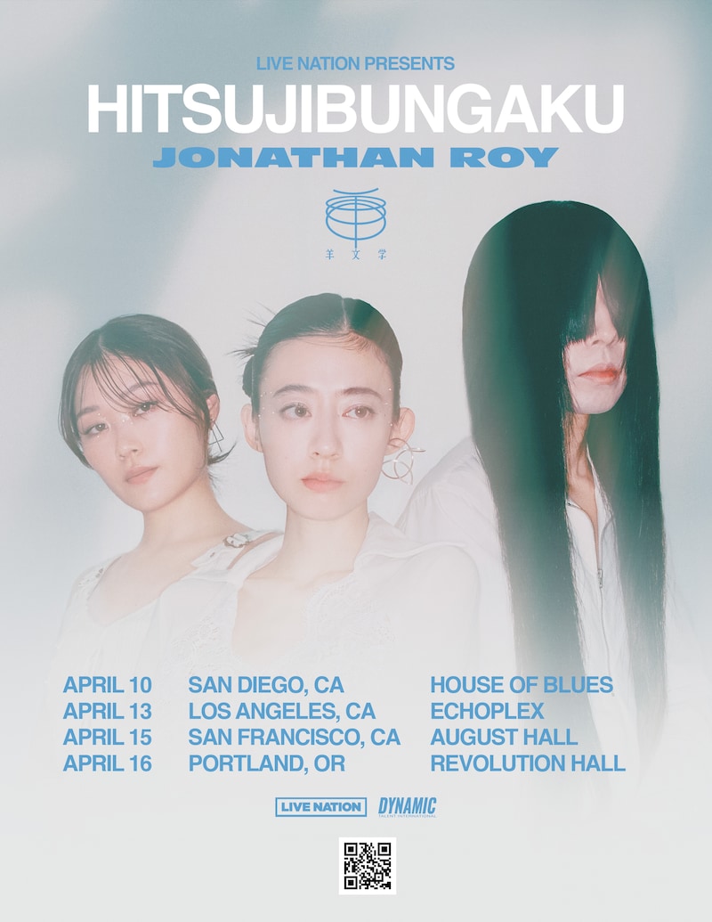 「Hitsujibungaku US West Coast Tour 2025」告知ビジュアル