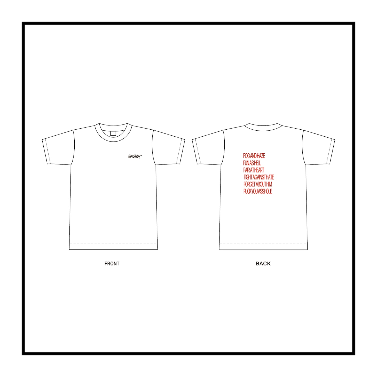 「FAH_Tee Ver.1」