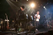 ヤン富田、立花ハジメ（撮影：押尾健太郎）