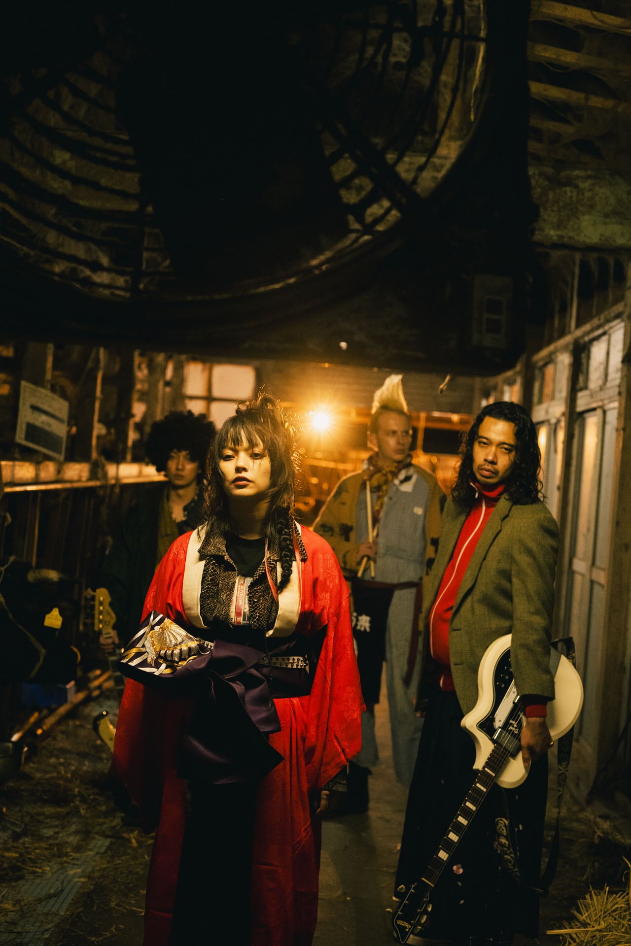 今村怜央、喜矢武豊ら扮する映画の劇中バンド“ザ・ゲスイドウズ”がデビュー決定