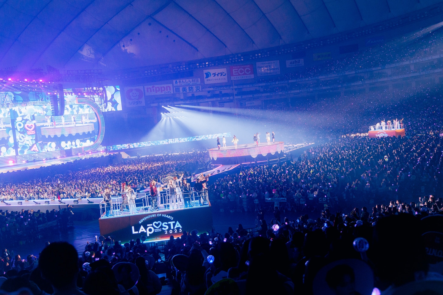 「LAPOSTA 2025 Supported by docomo」の様子。(c)LAPONE ENTERTAINMENT／(c)LAPONE GIRLS