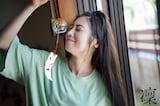 浅原凜(Peel the Apple)写真集「凜」先行カット。(撮影:藤本和典)