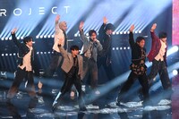 REDチームのパフォーマンスの様子。